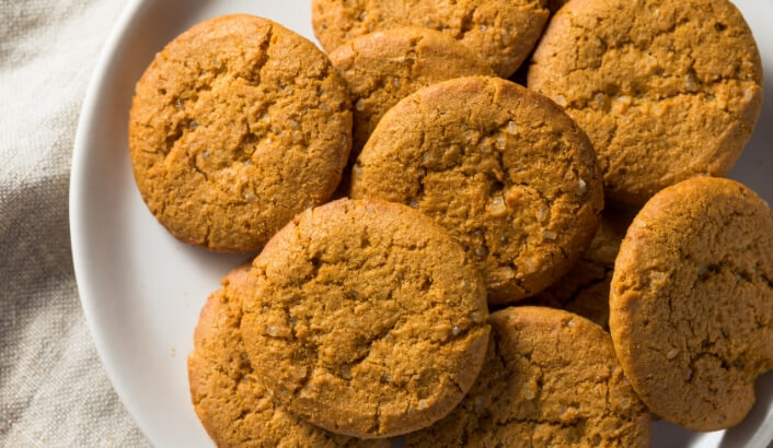 Cookies on plate