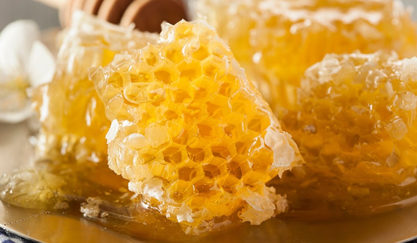 Honey in hive