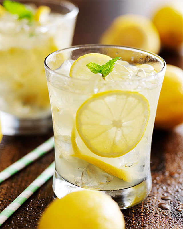 Lemonade in a glass